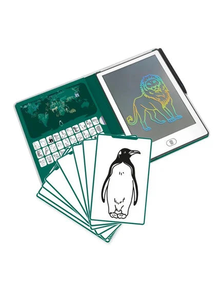 Tablet ζωγραφικής με οθόνη LCD (30 κάρτες)- Animals Around The World