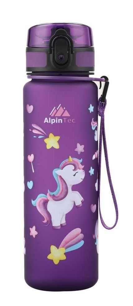 Παγούρι μωβ 500 ml "unicorn"