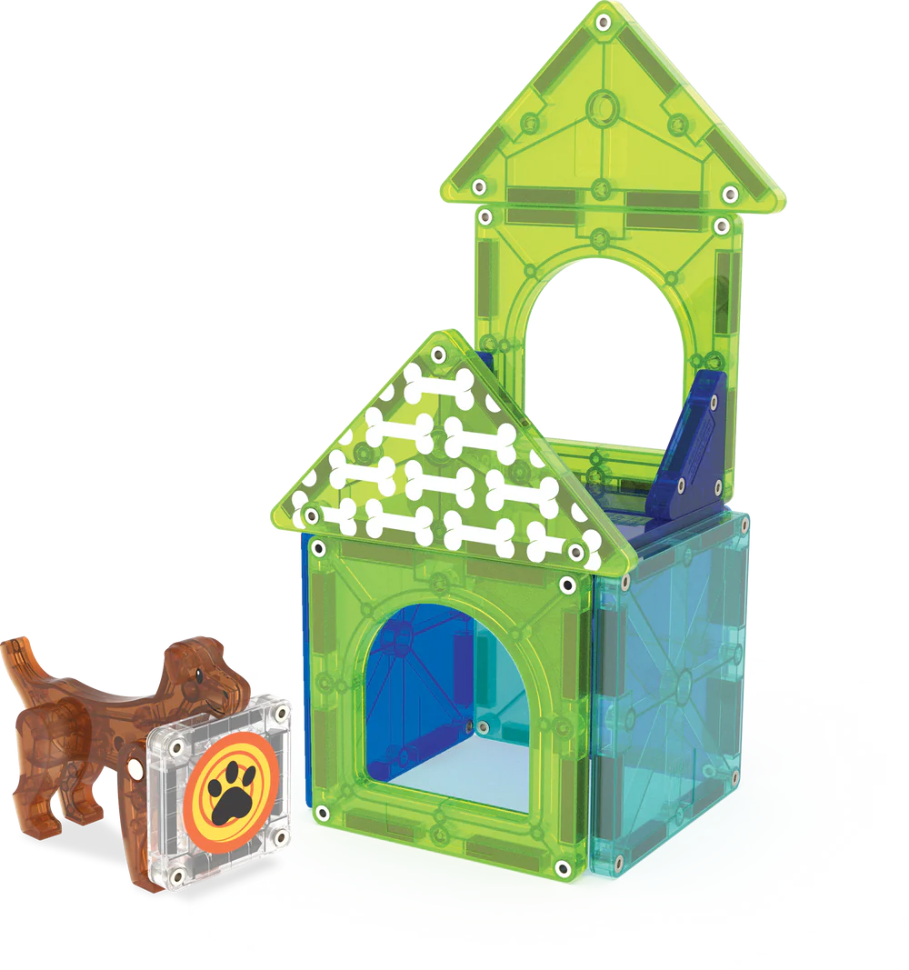 Μαγνητικό Παιχνίδι 13 κομματιών Dog House Magna-Tiles
