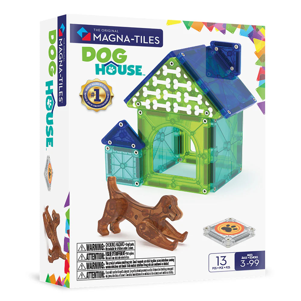 Μαγνητικό Παιχνίδι 13 κομματιών Dog House Magna-Tiles