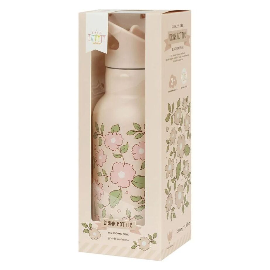 Θερμός από ανοξείδωτο ατσάλι 350ml Blossoms Pink