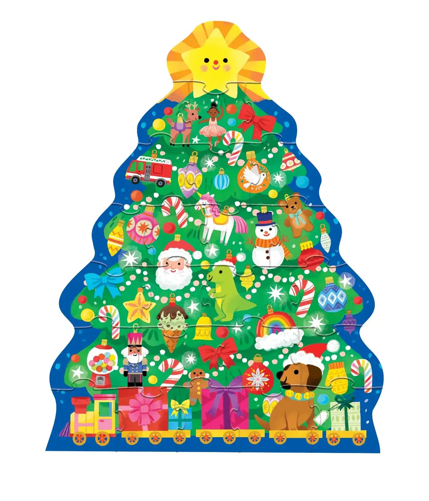 Παζλ δαπέδου Christmas Tree (24 τμχ.)