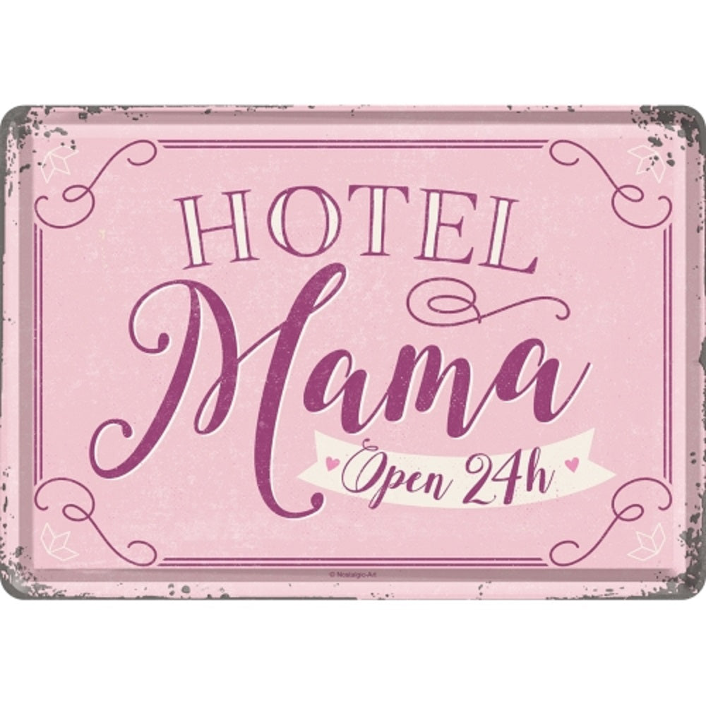 Nostalgic μεταλλική κάρτα σε φάκελο Hotel Mama