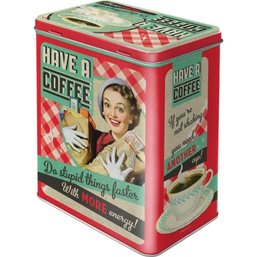 Nostalgic μεταλλικό κουτί μεγάλο "Have A Coffee"