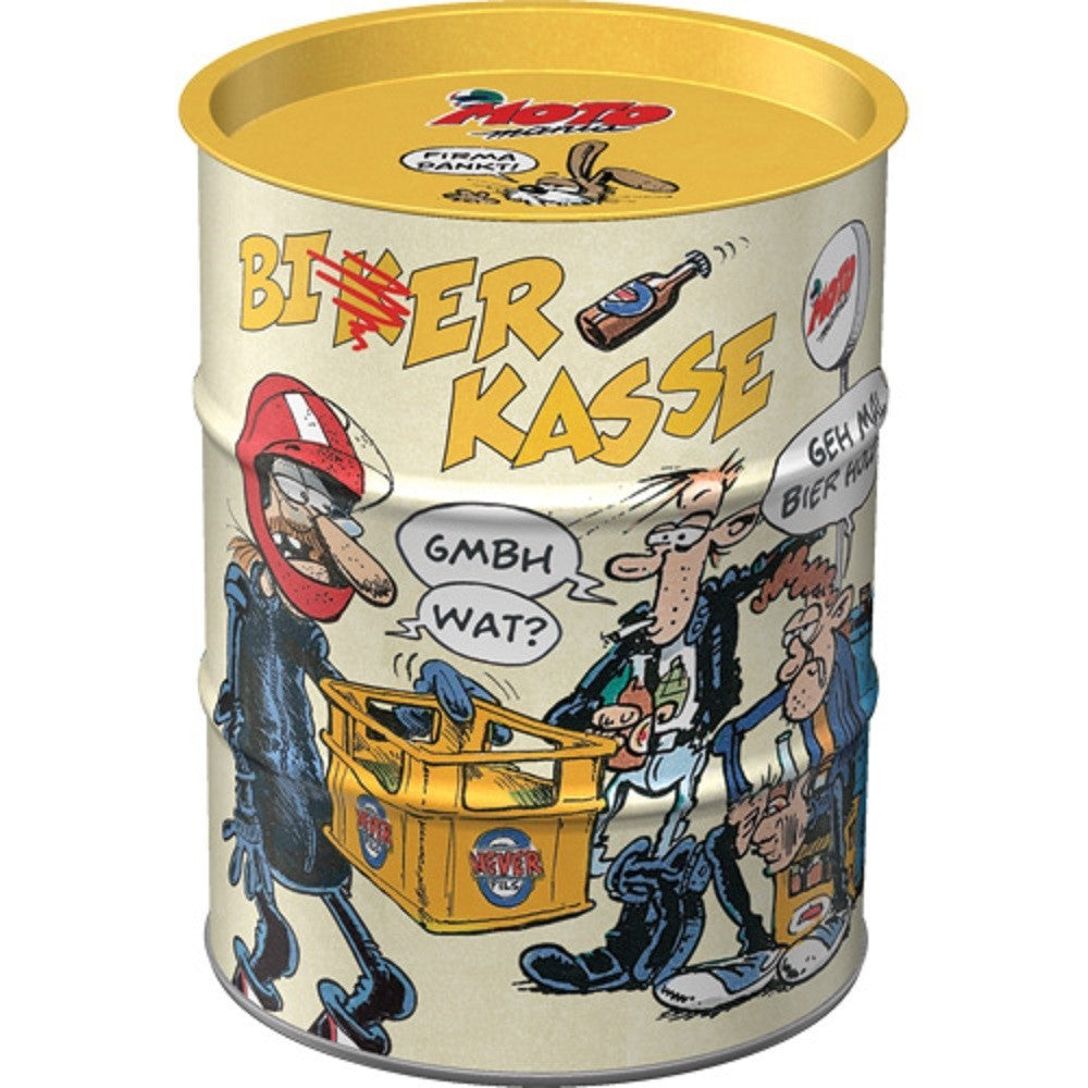 Nostalgic μεταλλικός κουμπαράς Oil Barrel MOTOmania "Biker-Kasse"