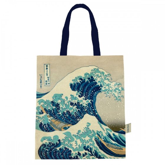 Τσάντα βαμβακερή “Vague” Hokusai 44×38 cm