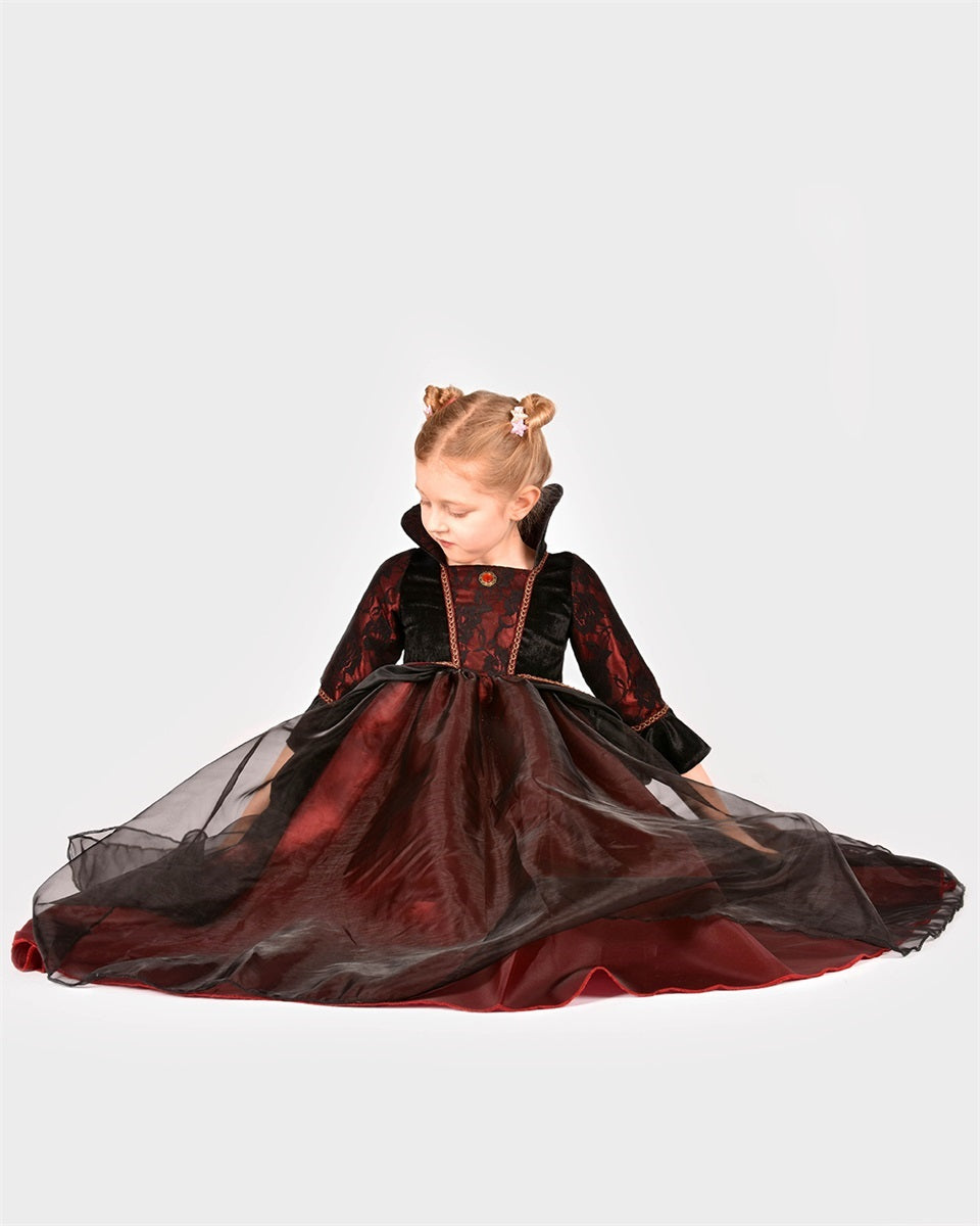Φόρεμα Vampire Βασίλισσας Deluxe (3 μεγέθη)