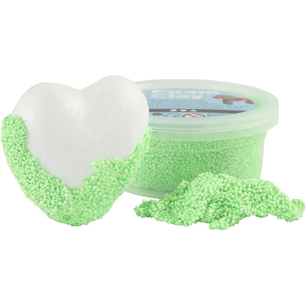 Foam clay πράσινο neon, 35 γρ.