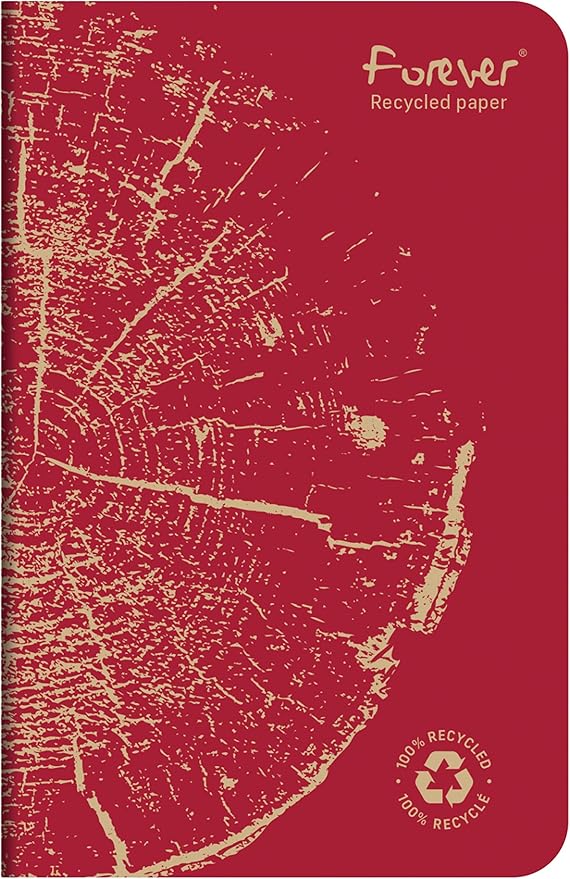 Forever τετράδιο καρφίτσα ριγέ Α5 (48φ.)