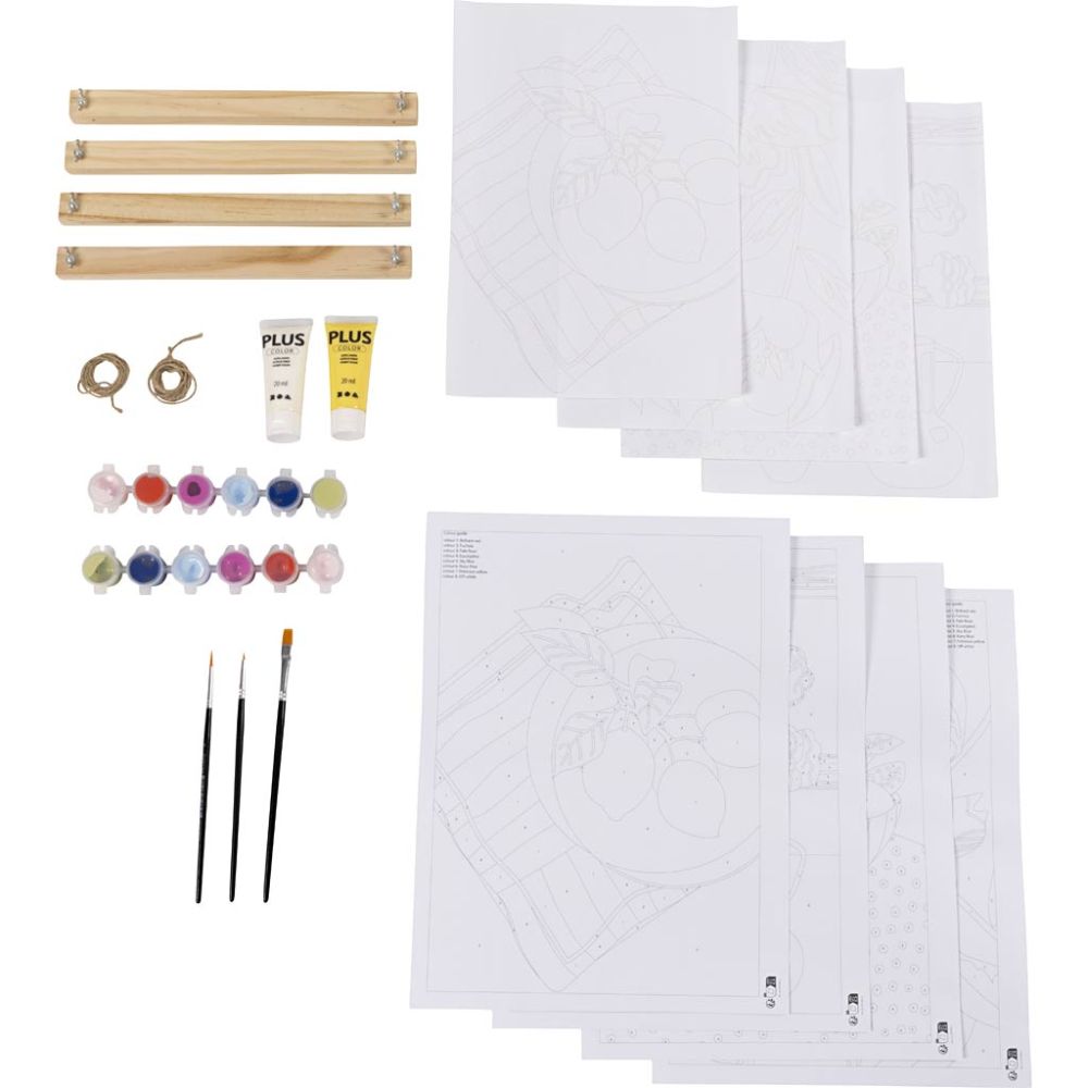 Κιτ Χειροτεχνίας - Colouring με ακρυλικά χρώματα, Λεμόνια
