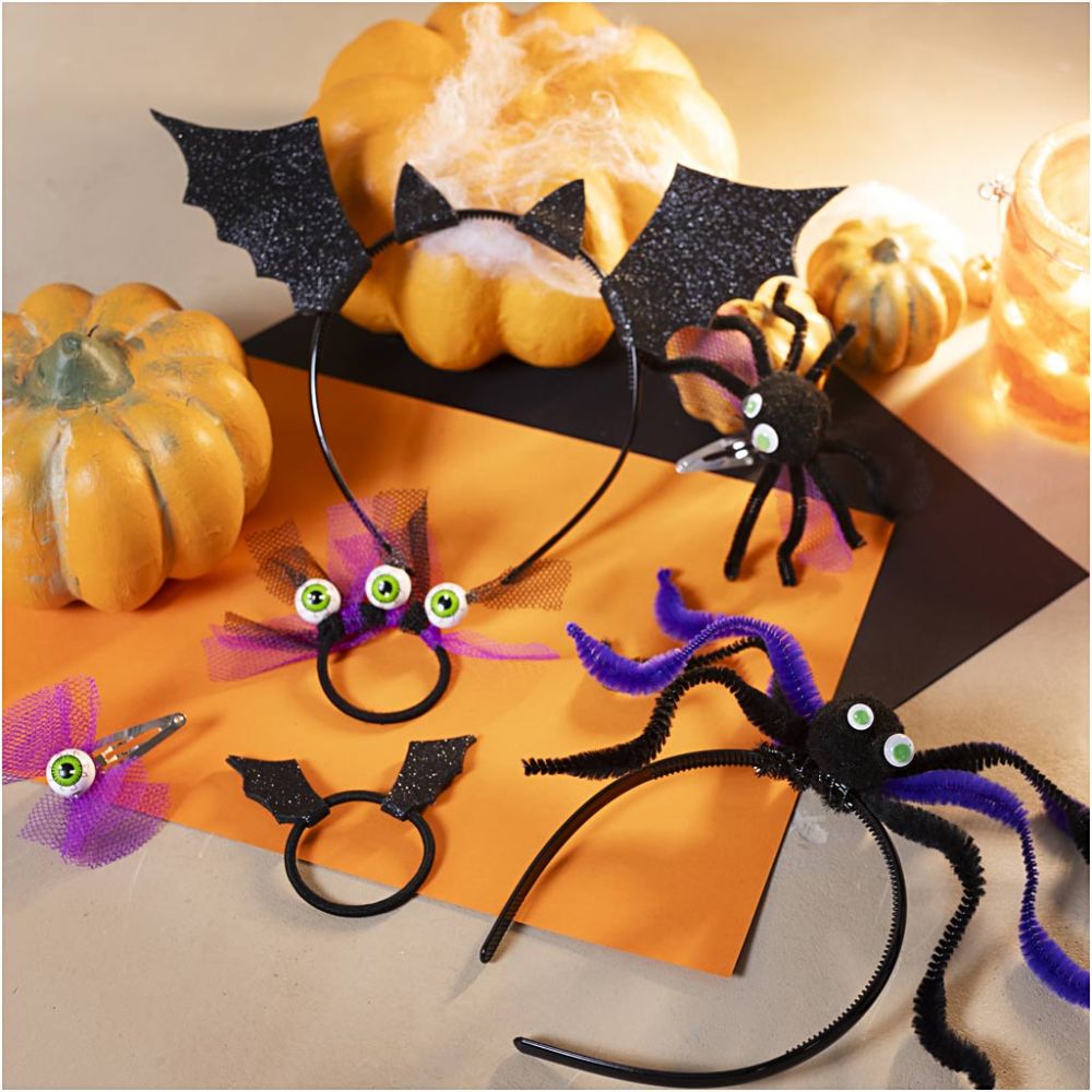 Mini Κit χειροτεχνίας - Halloween διακοσμητικά μαλλιών
