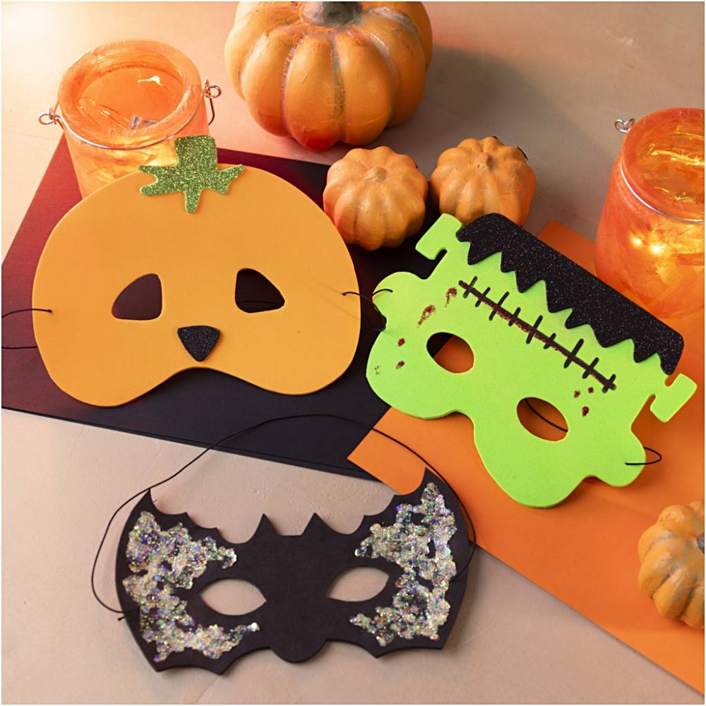 Mini Κit χειροτεχνίας - Halloween μάσκες