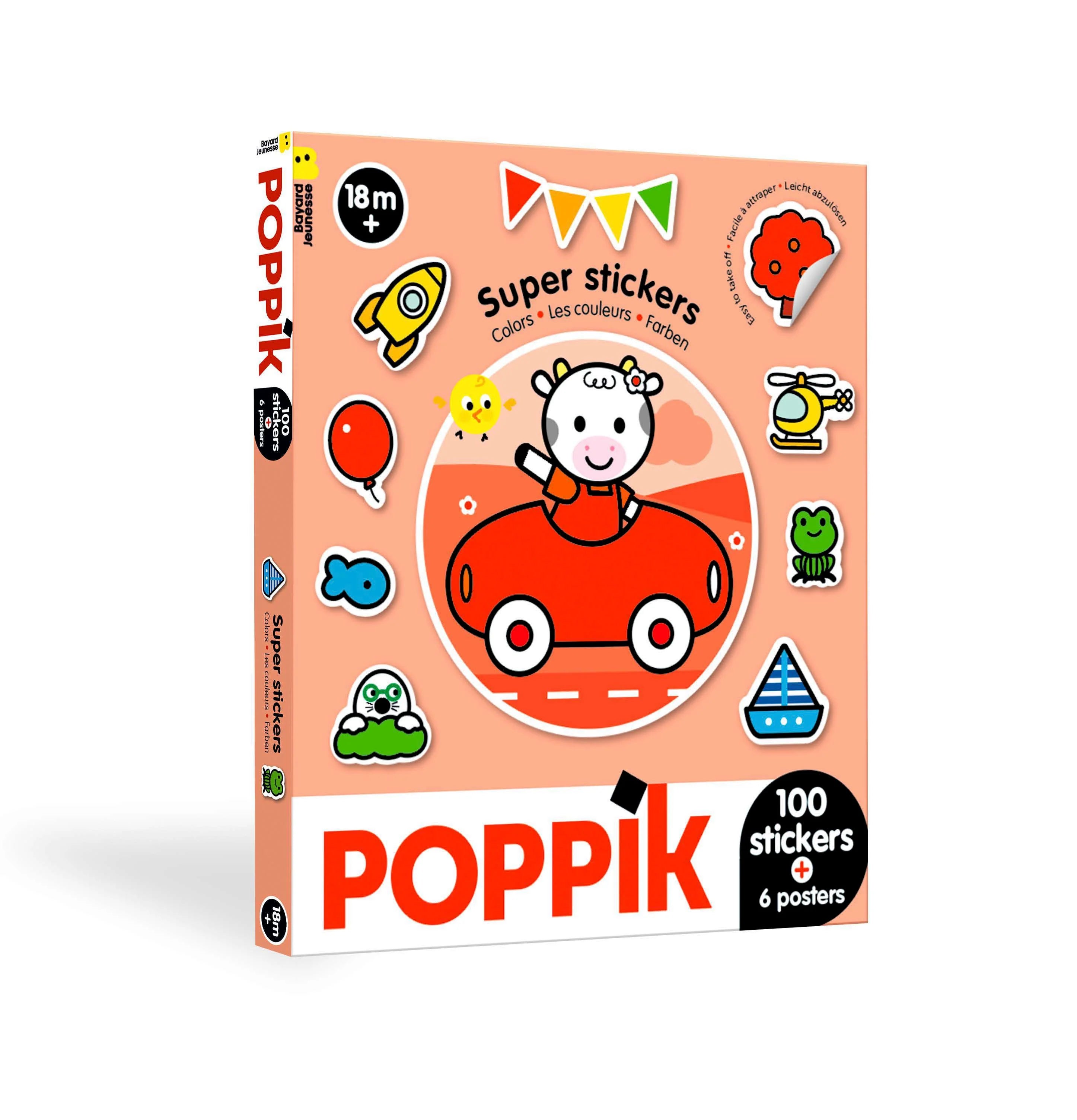 Sticker box με 100 αυτοκόλλητα - Χρώματα