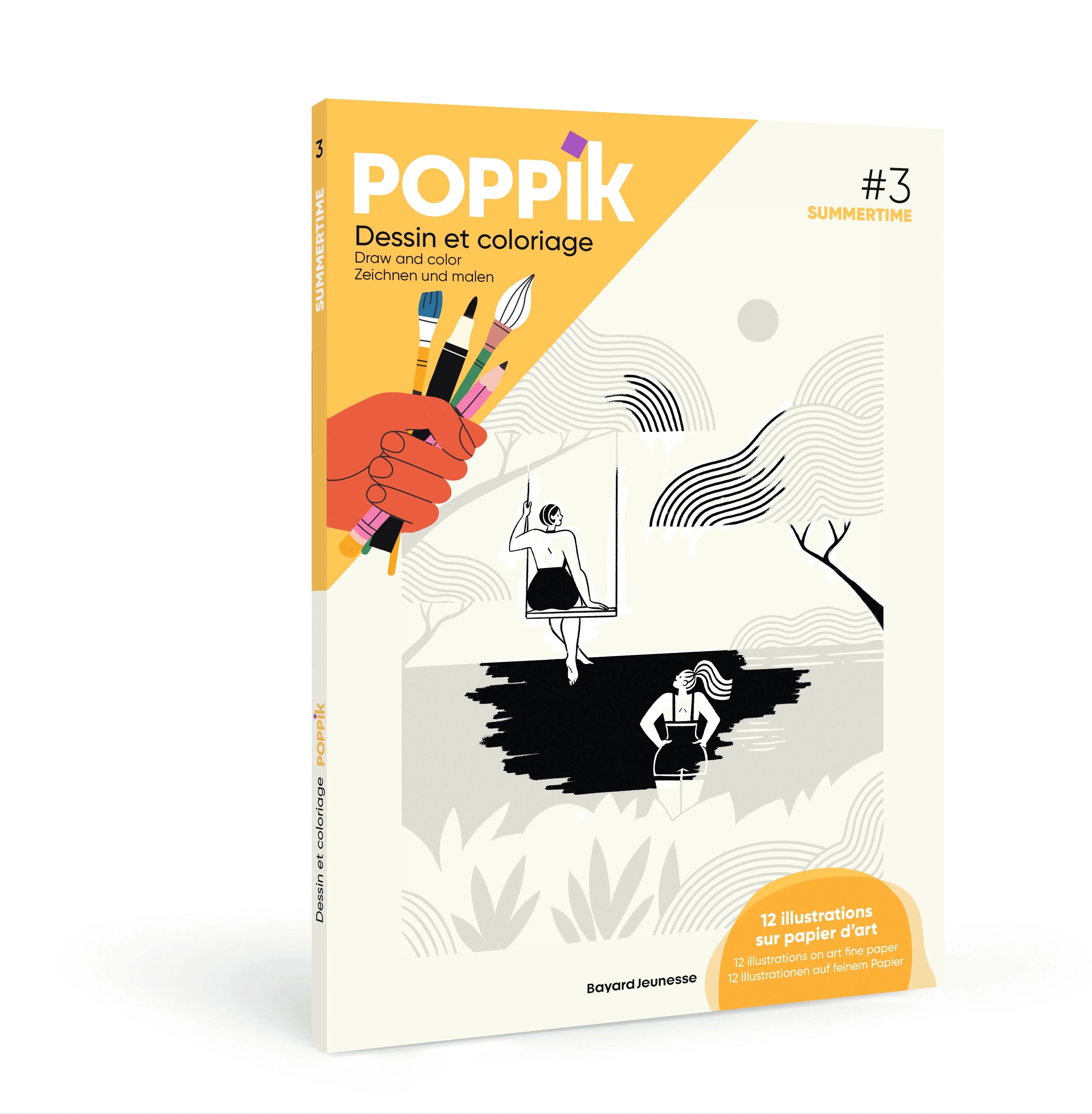 Drawing & Colouring Book - Summertime