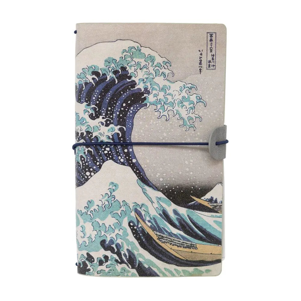 Ταξιδιωτικό τετράδιο από δερματίνη Japanese Art Hokusai