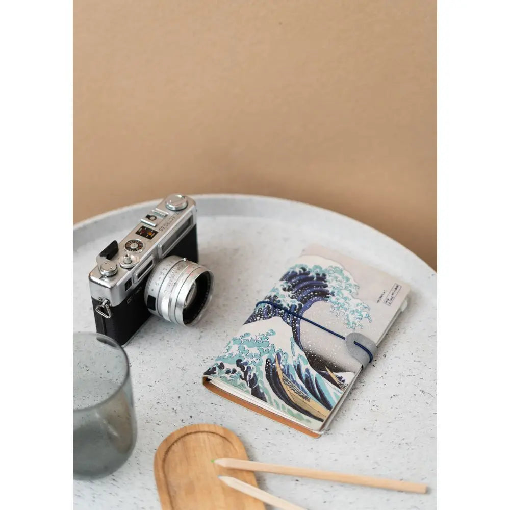 Ταξιδιωτικό τετράδιο από δερματίνη Japanese Art Hokusai