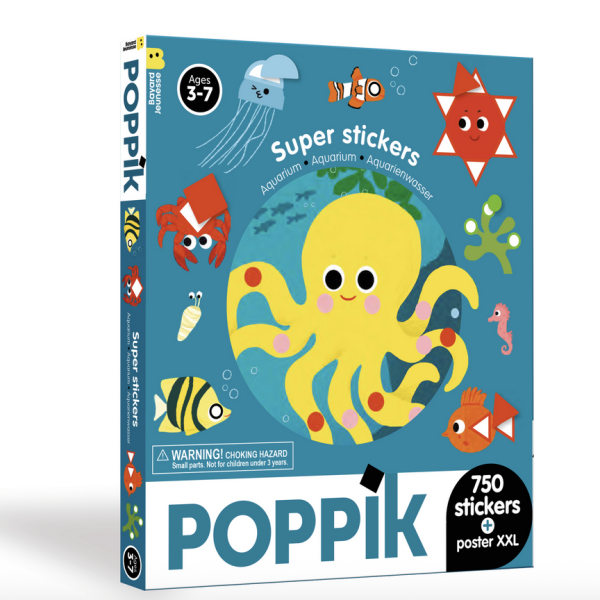 Sticker box με 750 αυτοκόλλητα - Ενυδρείο