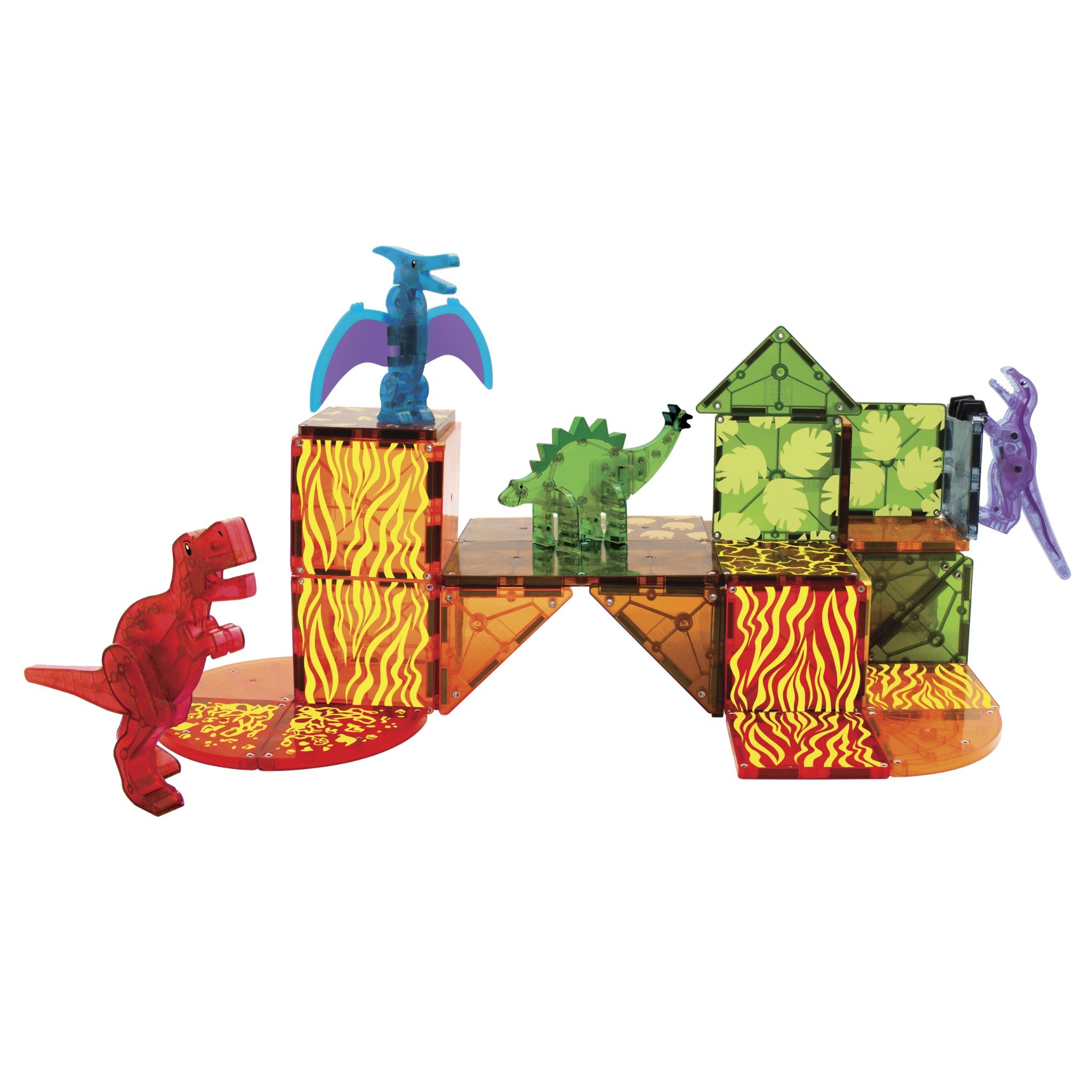 Μαγνητικό Παιχνίδι 40 κομματιών Dino World Magna-Tiles