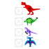 Μαγνητικό Παιχνίδι 40 κομματιών Dino World Magna-Tiles