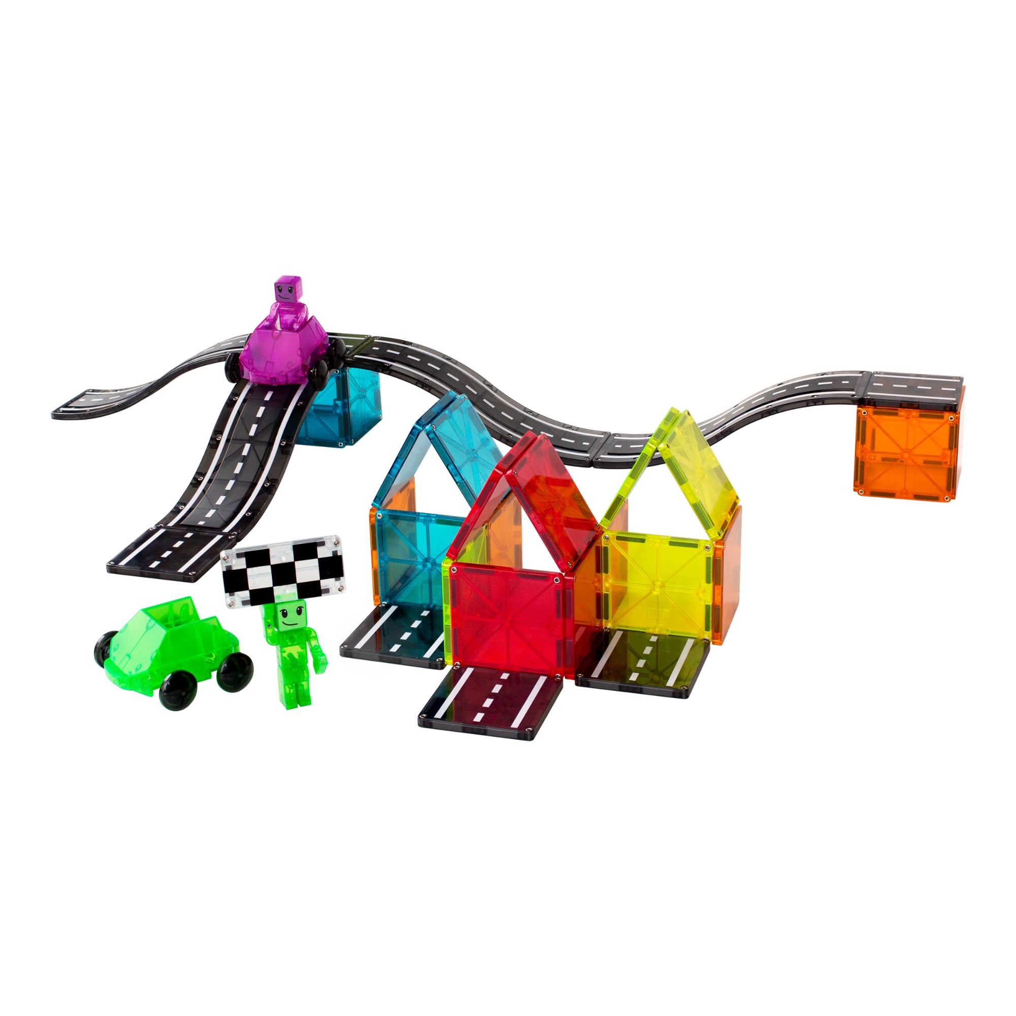Μαγνητικό Παιχνίδι 40 κομματιών Downhill Duo Magna-Tiles