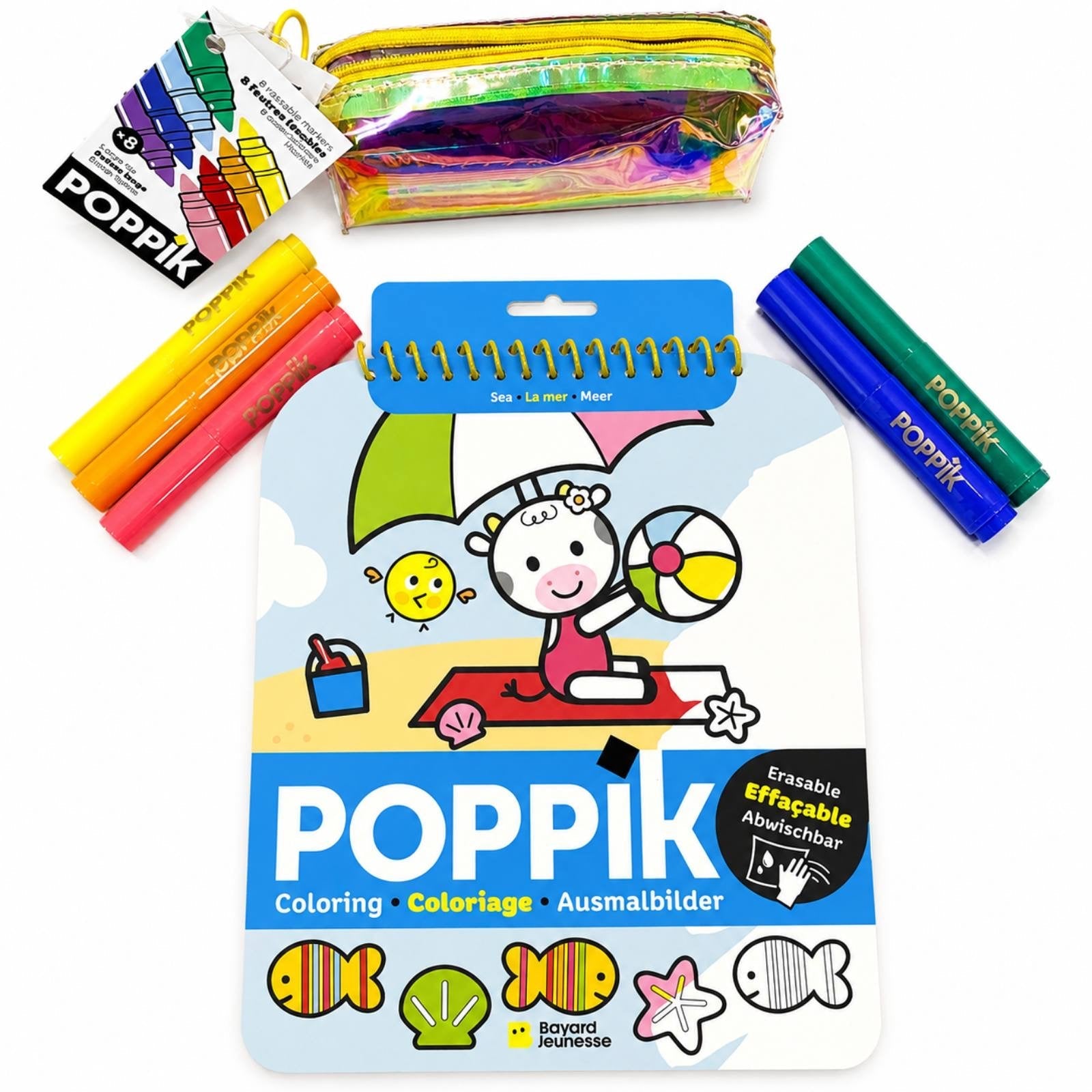 Κασετίνα με 8 Μαρκαδόρους Poppik