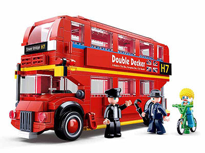 Τουβλάκια -Σετ συναρμολόγησης "London Bus - Διώροφο λεωφορείο"