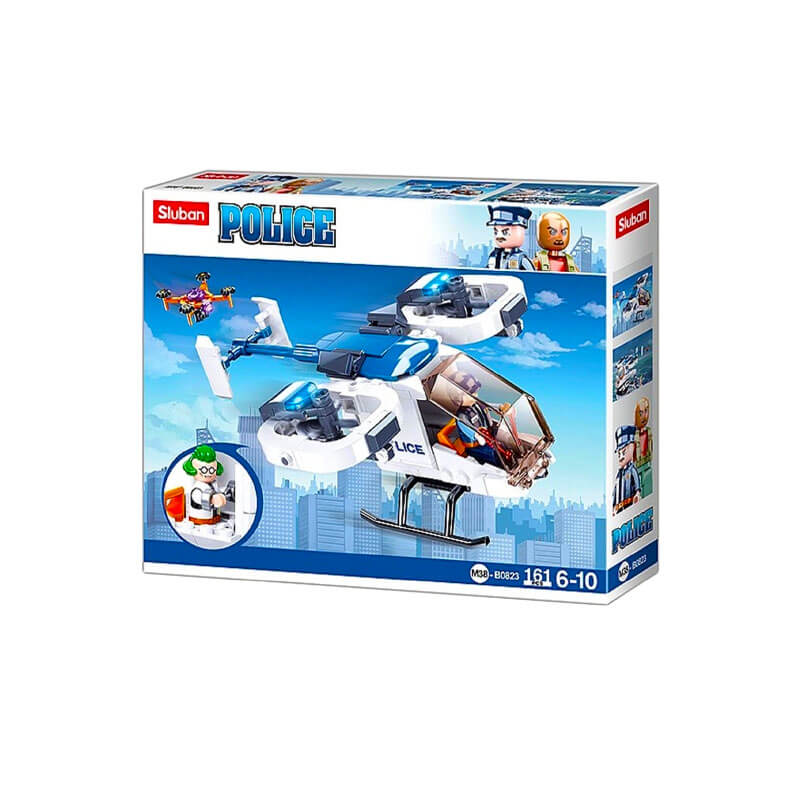 Τουβλάκια-Σετ συναρμολόγησης "Police Helicopter"
