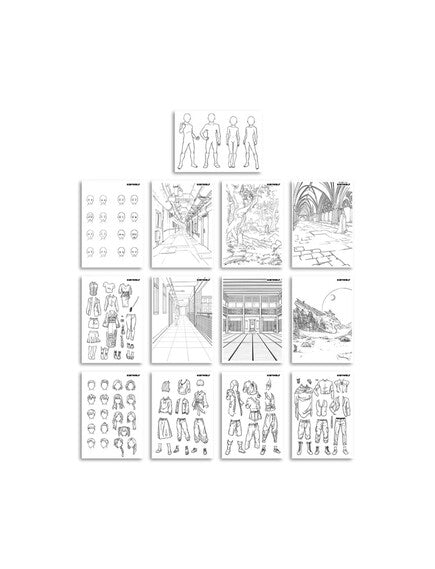 Tablet ζωγραφικής με φως, με οθόνη LΕD - Χαρακτήρες Manga