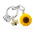 Μπρελόκ - Sunflower with Bee