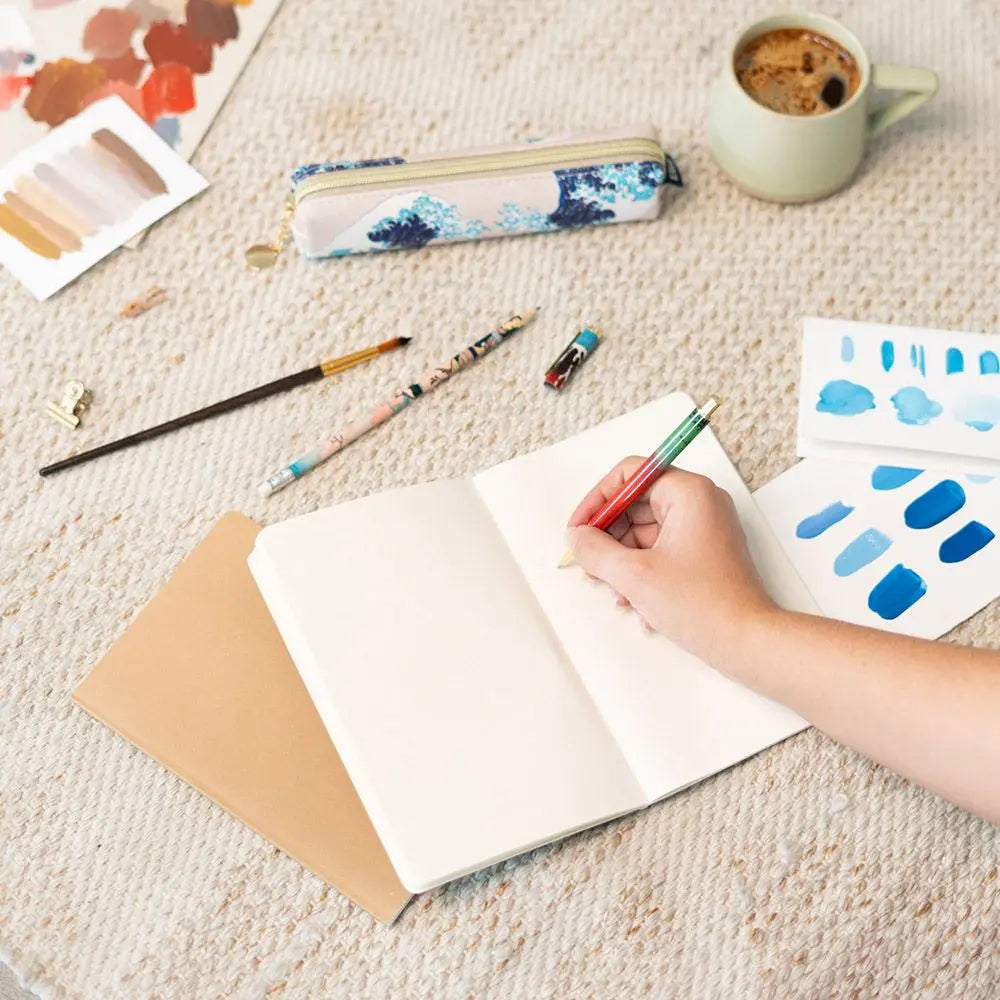 Σετ με είδη γραφής (Κασετίνα-Μολύβι-Στυλό) - Hokusai