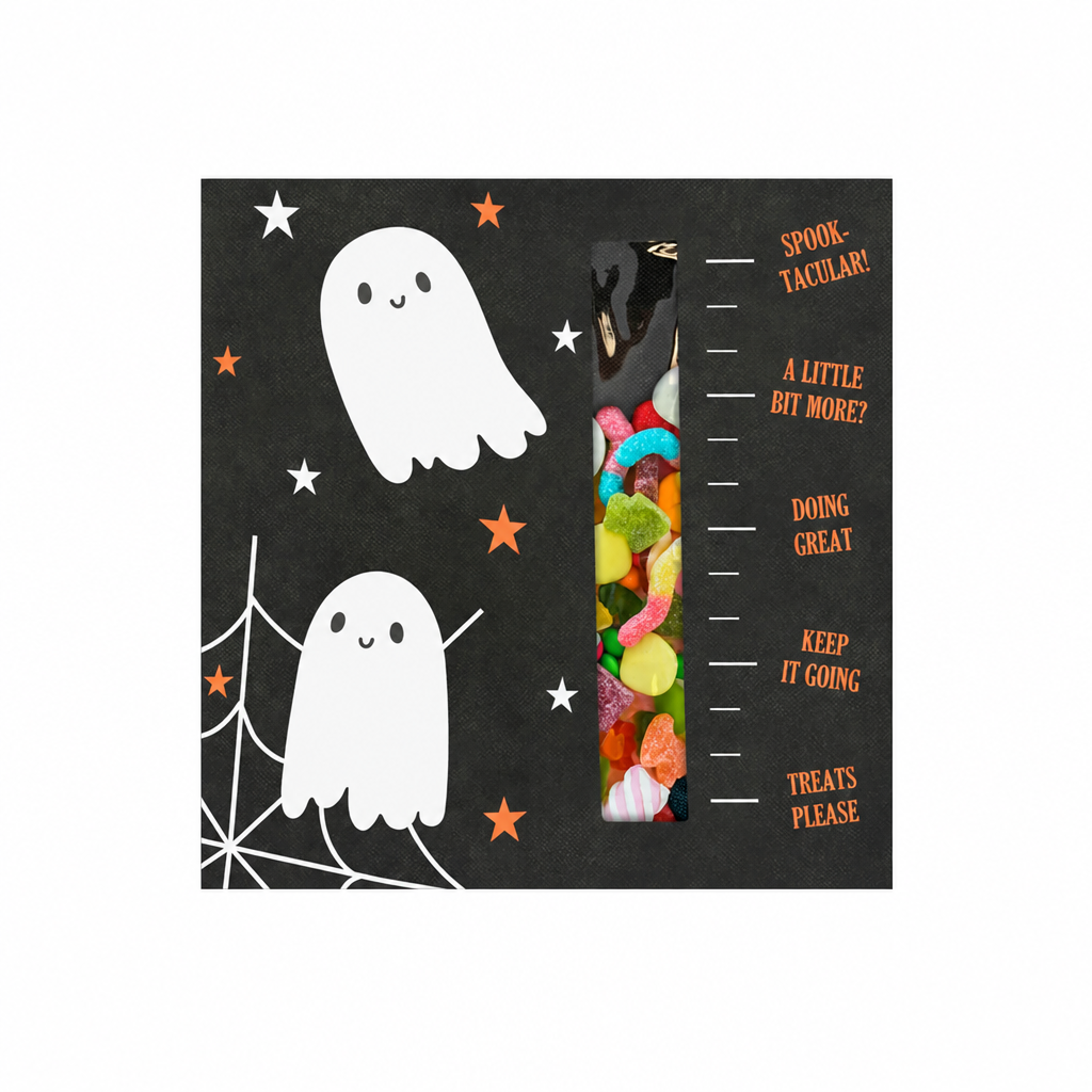 Μαύρη τσάντα Halloween με σχέδιο φαντάσματα