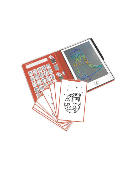 Tablet ζωγραφικής με οθόνη LCD (30 κάρτες)- Dinosaurs