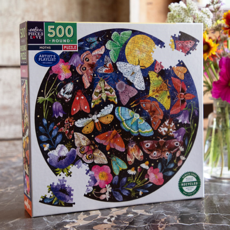 Παζλ στρογγυλό Moths (500 τμχ.)