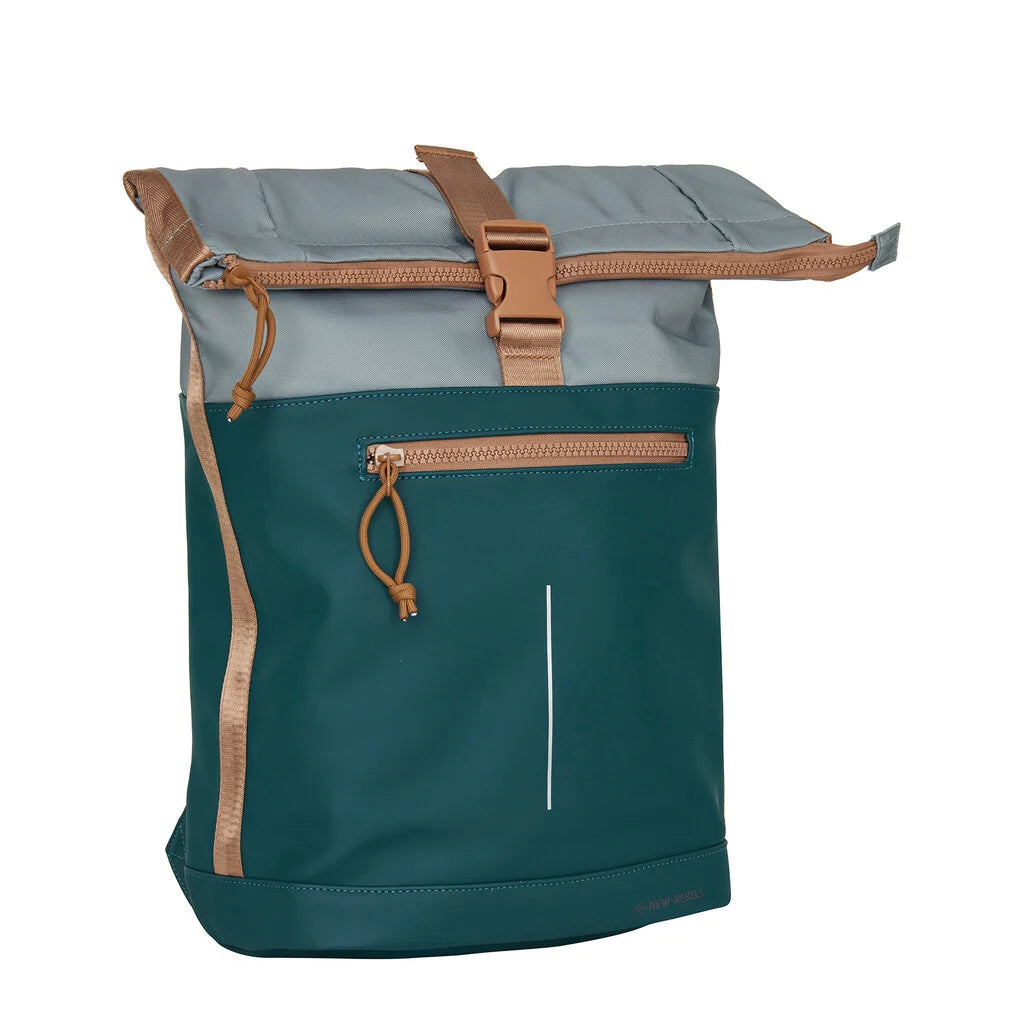 Σακίδιο πλάτης New Rebels Ferron New York, Petrol Rolltop