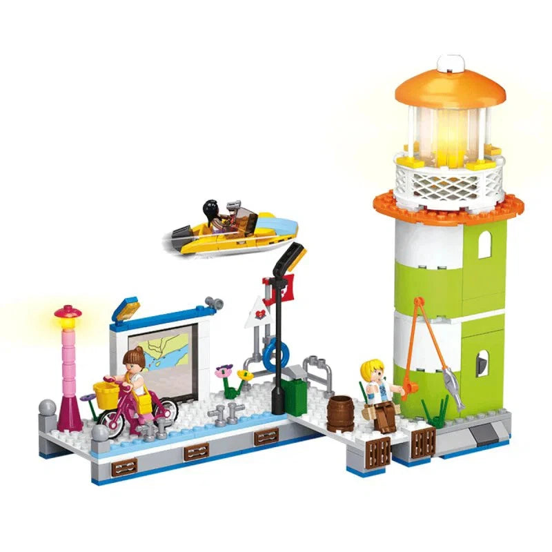 Τουβλάκια-Σετ συναρμολόγησης "Lighthouse and Pier"