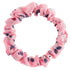 Σετ 4 scrunchie μαλλιών, Pink & Gray floral
