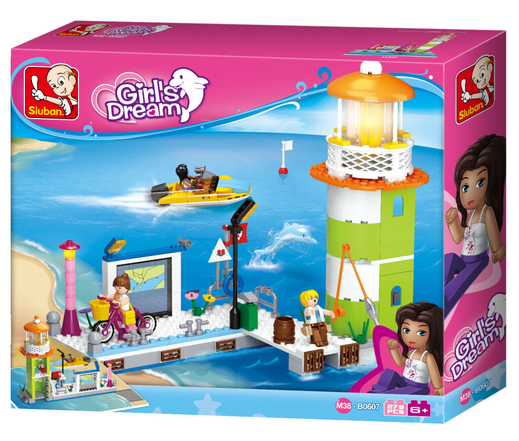 Τουβλάκια-Σετ συναρμολόγησης "Lighthouse and Pier"