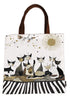 Shopping bag-art Cats, sepia