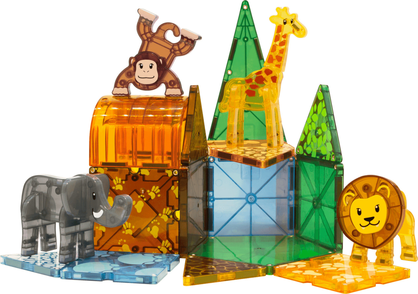 Μαγνητικό Παιχνίδι Jungle Animals 25 κομματιών Magna-Tiles