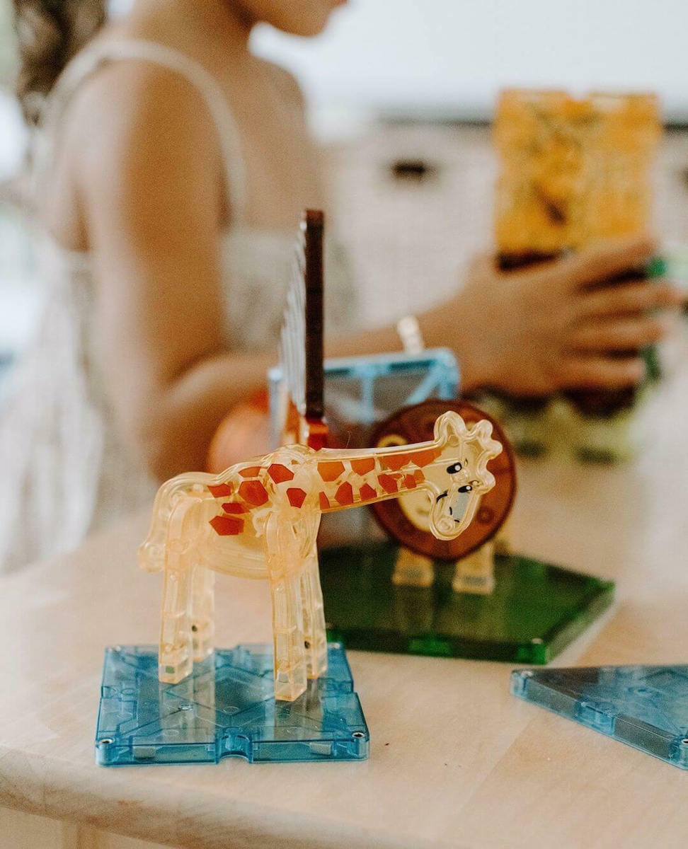 Μαγνητικό Παιχνίδι Safari Animals 25 κομματιών Magna-Tiles