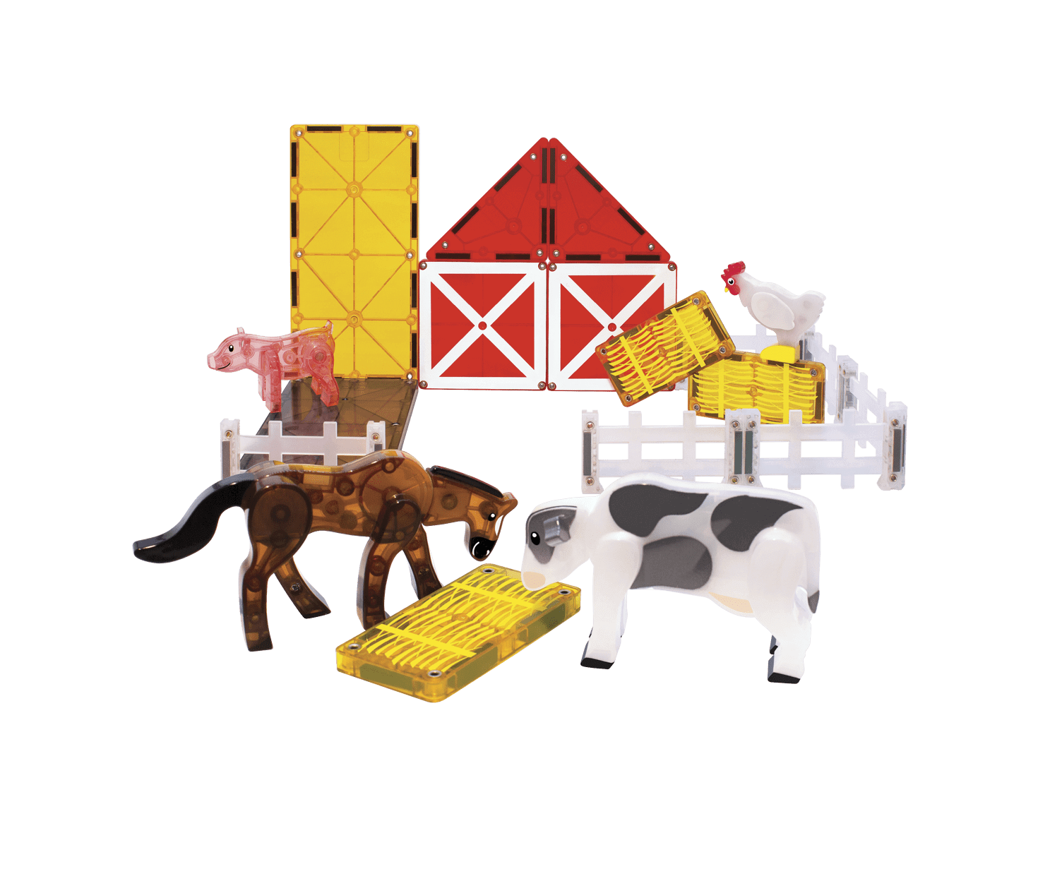 Μαγνητικό Παιχνίδι 25 κομματιών Farm Animals Magna-Tiles