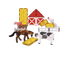 Μαγνητικό Παιχνίδι 25 κομματιών Farm Animals Magna-Tiles