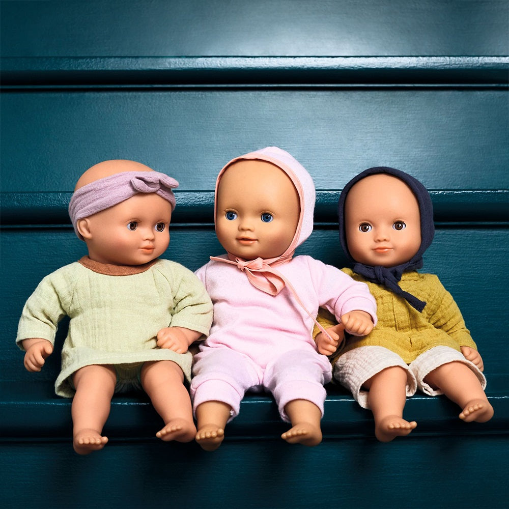 Κούκλα βινυλίου μωρό "Doll Pistache" 32 εκ.