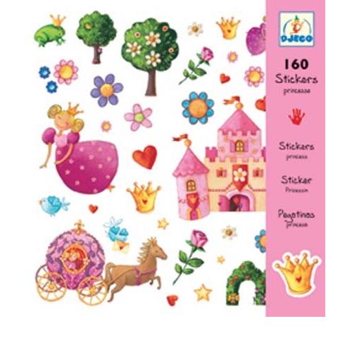 Djeco Σετ 160 στίκερς - Πριγκίπισσα