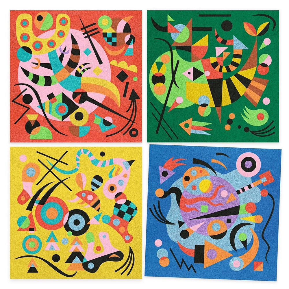 Inspired by Vassily Kandinsky- Ζωγραφική με άμμο "Αφηρημένη Τέχνη"