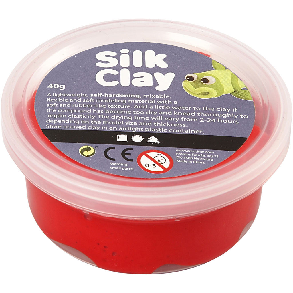 Silk clay κόκκινο, 40 γρ.