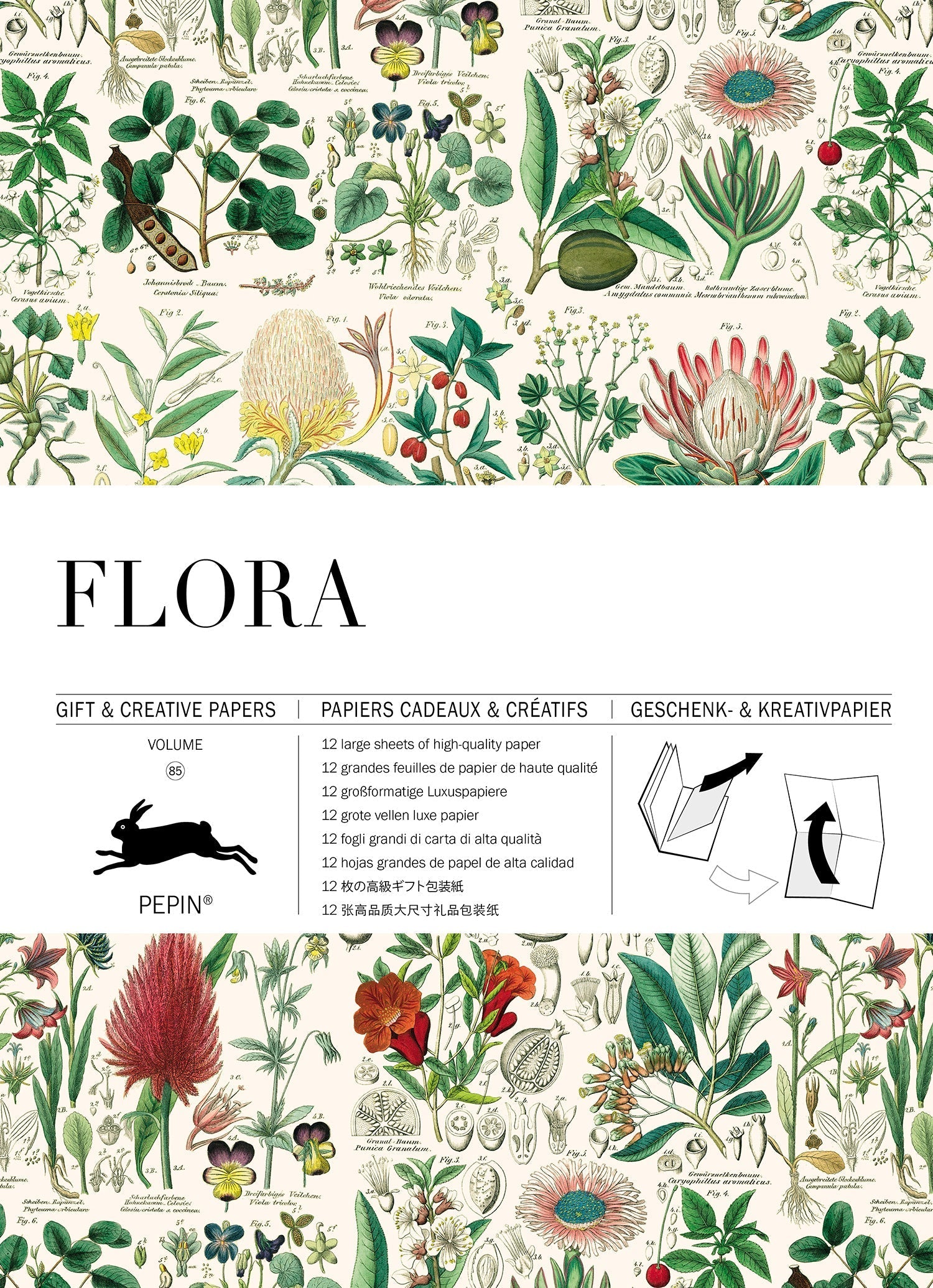 Χαρτί Περιτυλίγματος & Δημιουργίας - Flora | Pepin