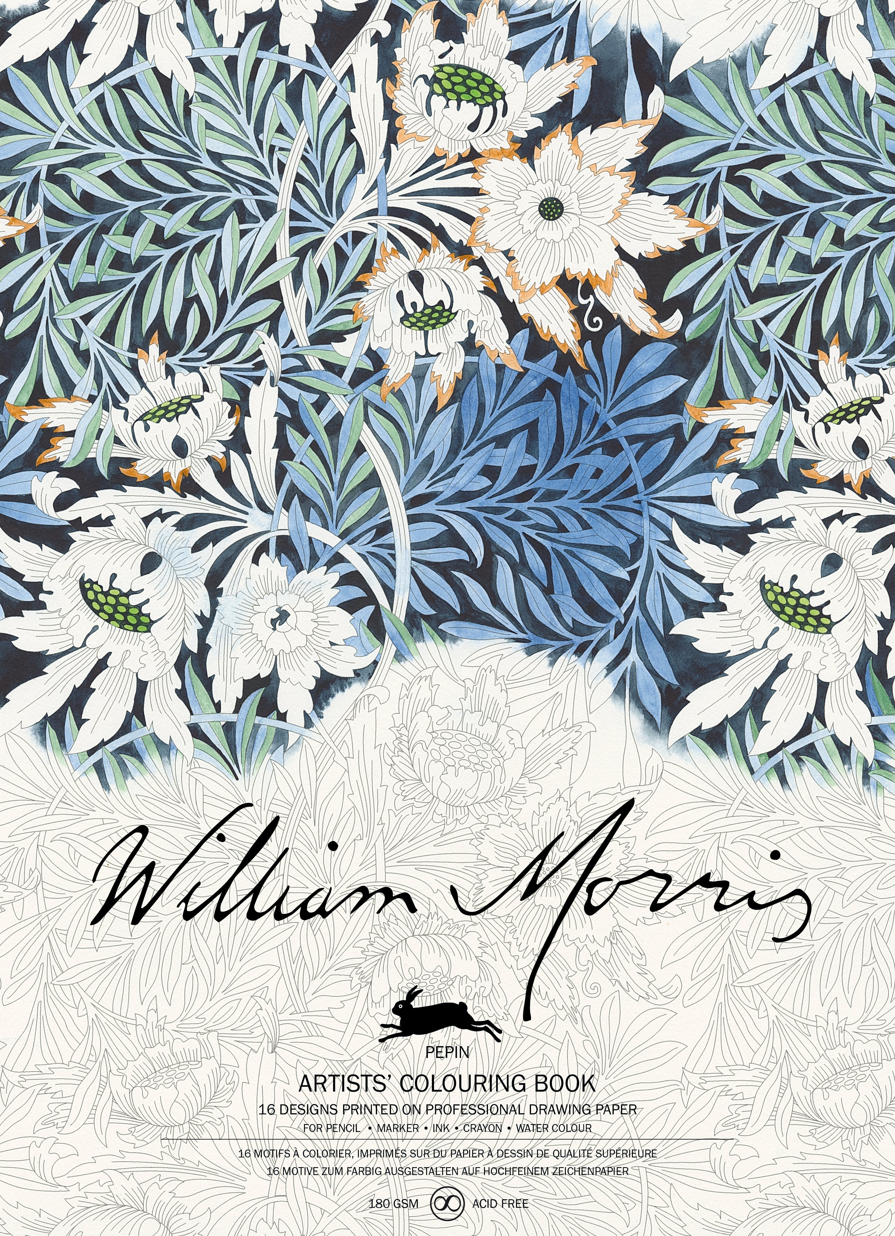 Βιβλίο Ζωγραφικής για Καλλιτέχνες - William Morris | Pepin