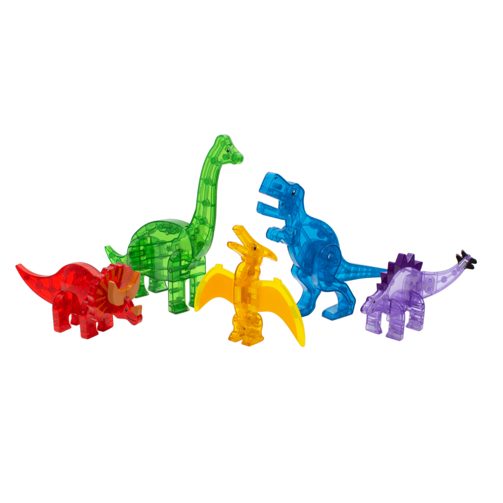 Μαγνητικό Παιχνίδι 5 κομματιών Dinos Magna-Tiles